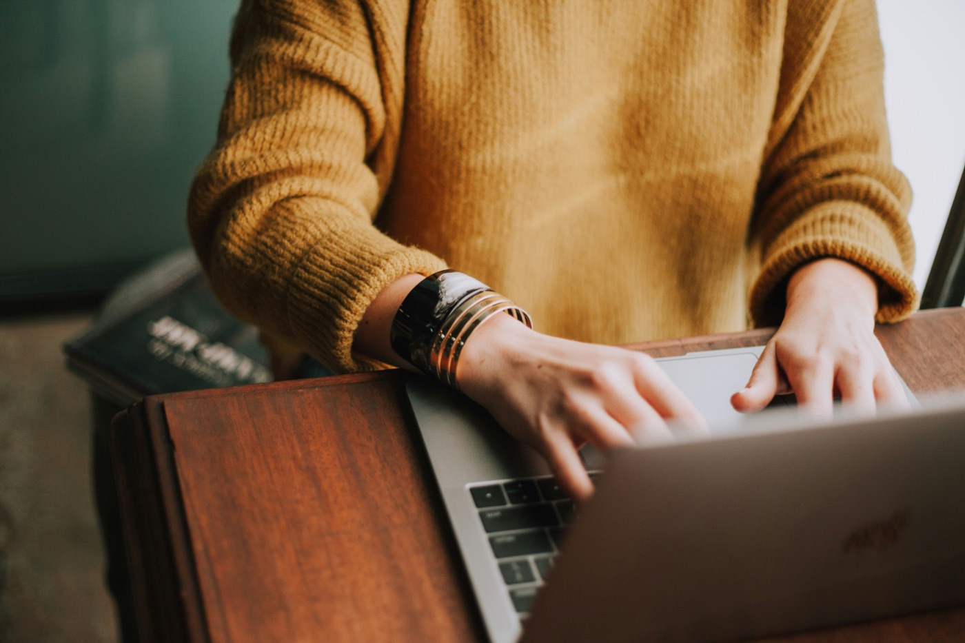 Recruiter attending a NAHCR webinar on a laptop