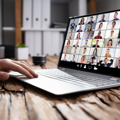 NAHCR members networking during a virtual roundtable